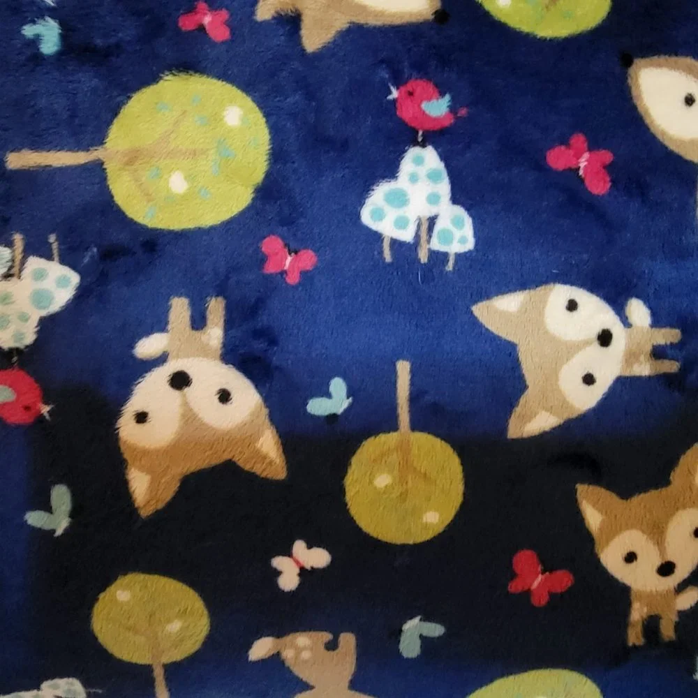 New Small Handmade Minky Fox Pillow